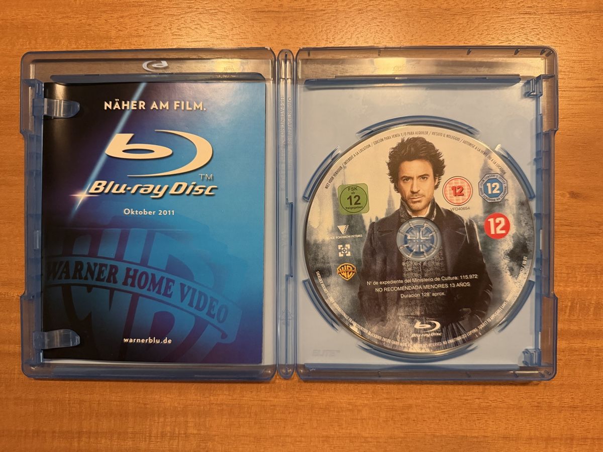 Tutti i DVDs: Sherlock Holmes Blu Ray – Usato da Solothurn venduto da Luckyytee 2
