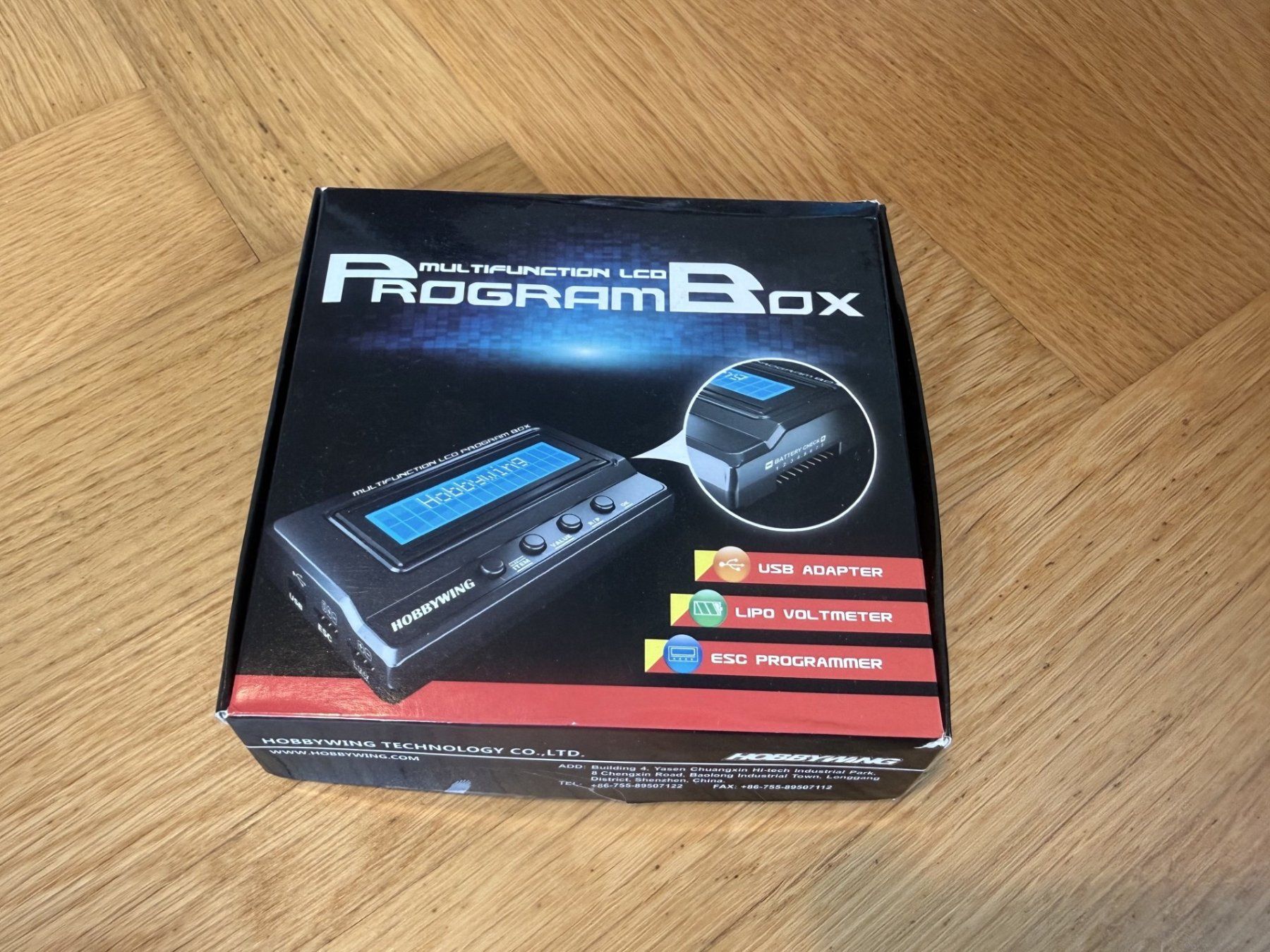 Hobbywing RC Modellbau: HOBBYWING 3in1 3 IN 1 3in 1 Multifunktions LCD Programm Box – Gebraucht aus Luzern von Blade26 1
