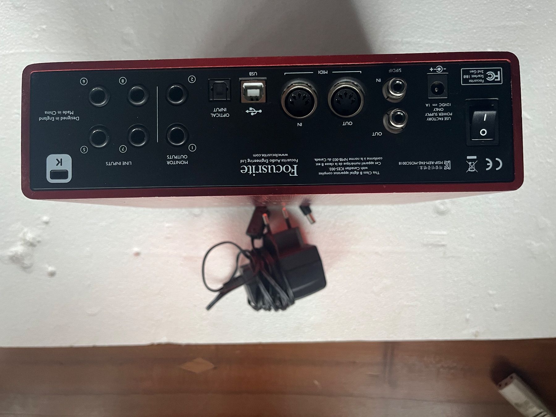 Strumenti musicali: Focusrite Scarlett 18i8 – Usato da Delémont venduto da Cannonus 2
