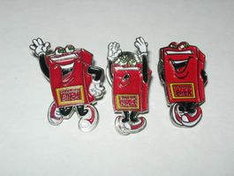 3 x Sonntags Blick Pins, seltene Sammlerstücke, Top Zustand