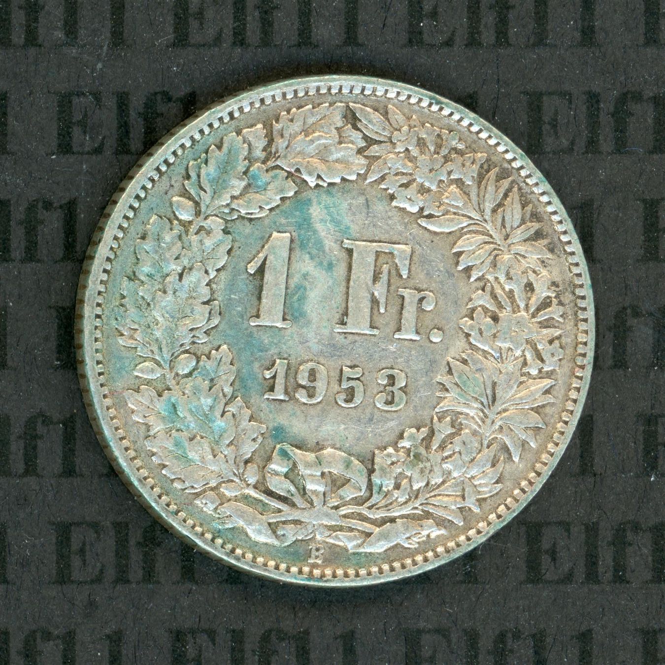 Tutti le monete: CHF___1.00 1953 vz 1 Franken – Usato da Widnau venduto da Elf11