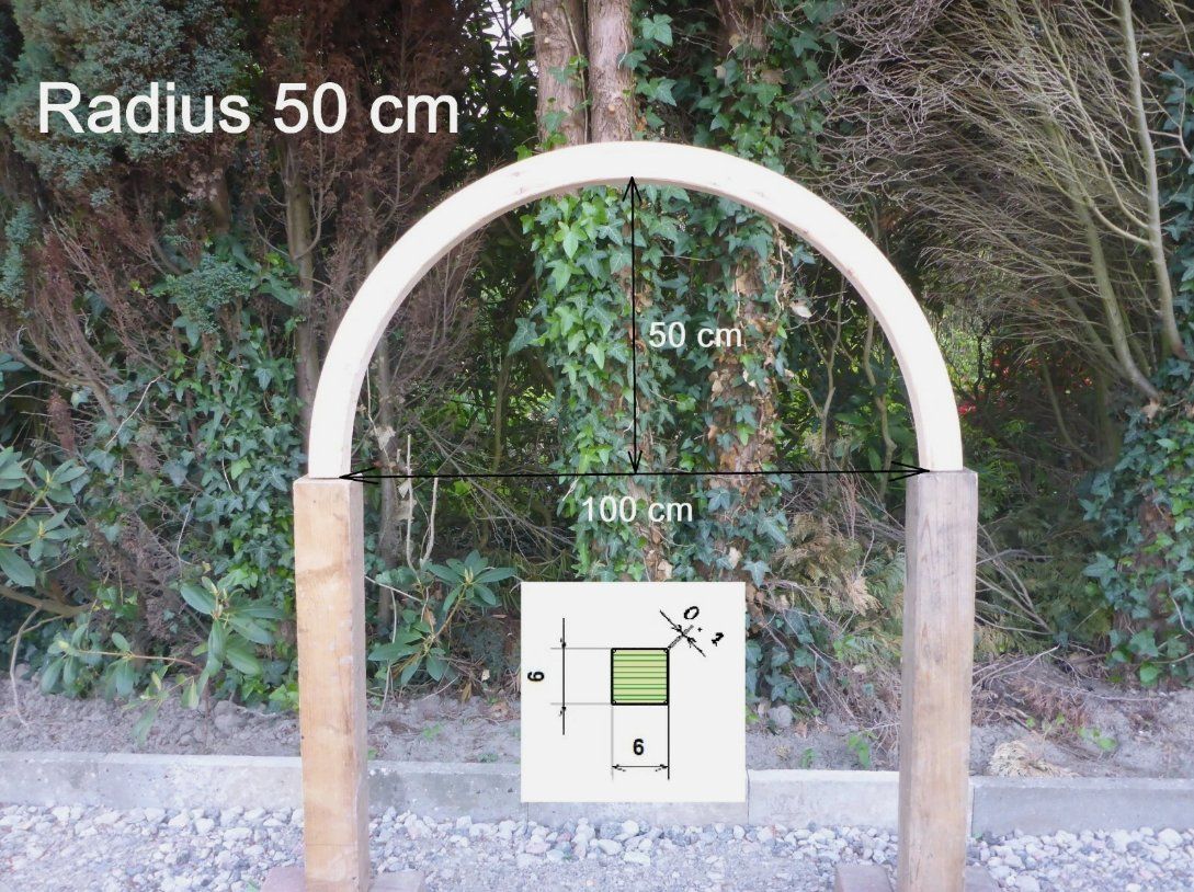 Articoli in legno: Holzbogen / Rosenbogen / Halbbogen / Leimholzbogen – Nuovo e nell'imballaggio originale da Aesch BL venduto da M.Cueni 1