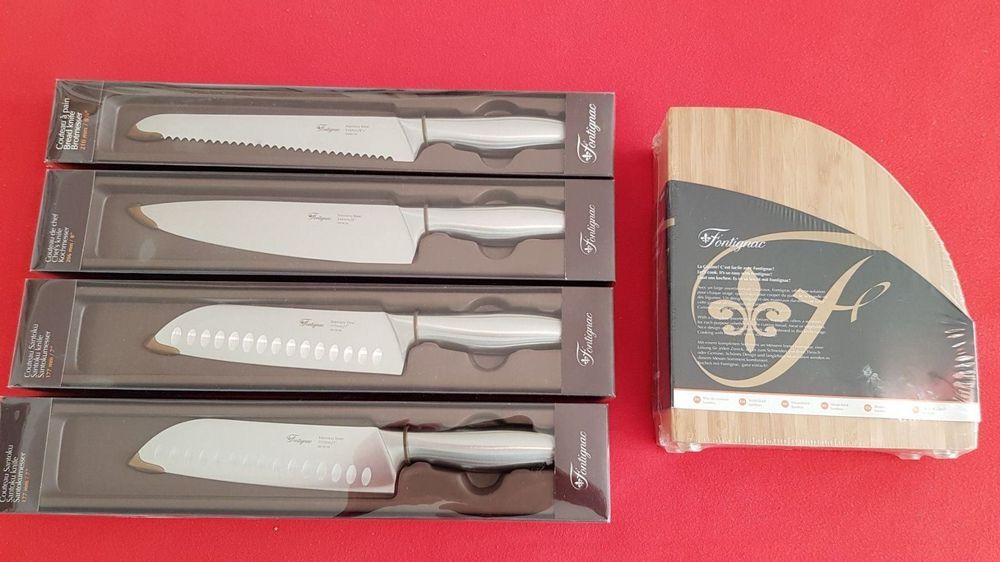 Santoku Messer Fontignac mit Messerblock Kaufen auf Ricardo