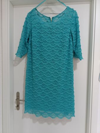 Robe turquoise