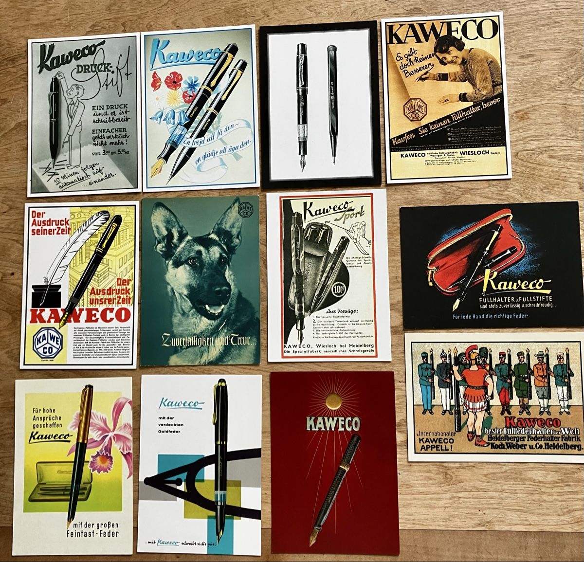 Cartoline postali: 12x Kaweco AK, ungelaufen – Nuovo (secondo la descrizione) da Buchs AG venduto da Allerleis