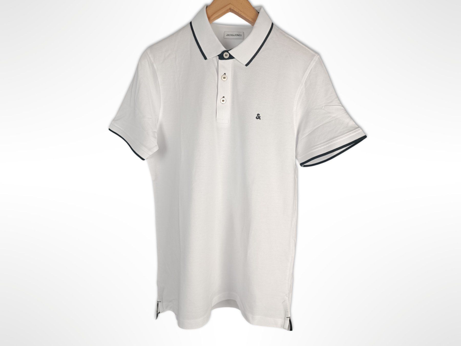 Jack & Jones Magliette Polo: JACK&JONES Polohemd Blau/Weiss 2 Stk. – Nuovo (secondo la descrizione) da Suhr venduto da Restwert_Suhr 2