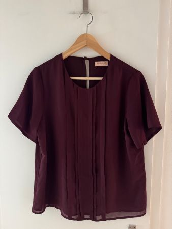 Damen Bluse Bordeauxrot Grösse M guter Zustand