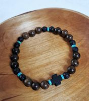 Herren Armband Holz & Lava