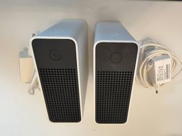 2 Swisscom WLAN-Boxen 2 mit 2 Netzteilen