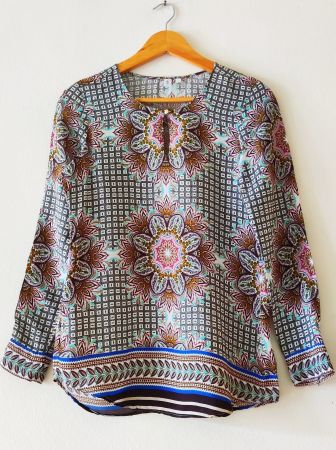 SEIDENSTICKER Mandala Bluse Tunika Shirt Gr.34