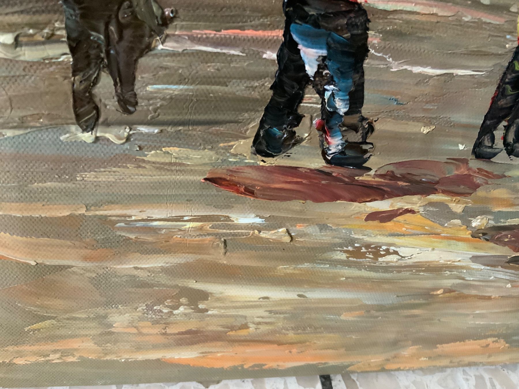Gemälde: Acrylgemälde  -  Asiatische Stadt – Gebraucht aus Kreuzlingen von son_8cwm 3