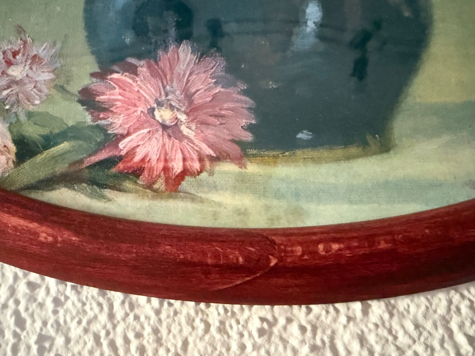 Gemälde: Gemälde Blumen ovale Bild – Gebraucht aus Wittwil von Schnaeppli64 1