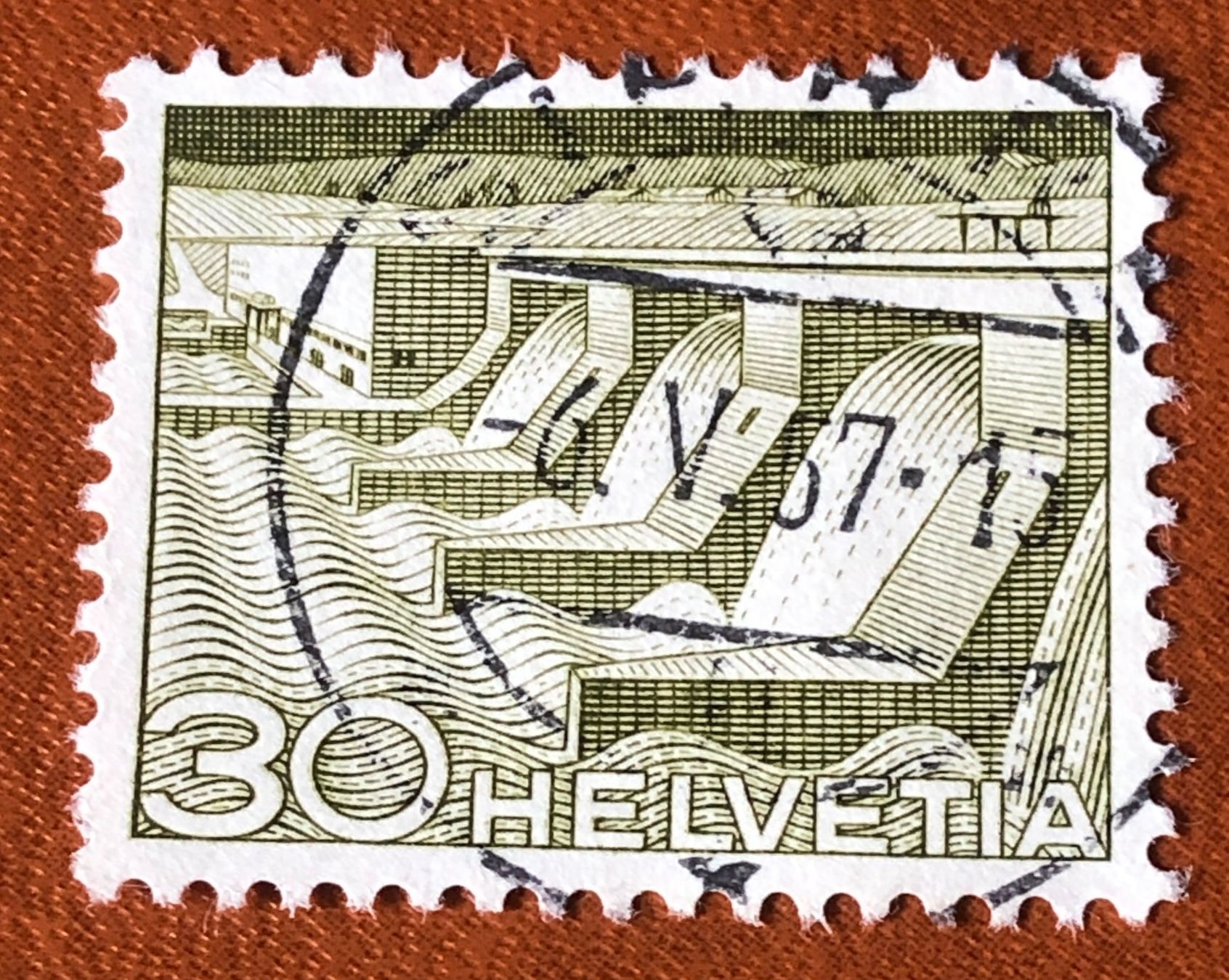 Tutti i francobolli: Nr.303 mit Stempel Technik und Landschaft    – Usato da Aarau venduto da Billa007