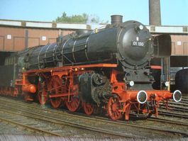 Schnellzug-Dampflok 01 150 früher DB 001 150-2, am 2.9.1983