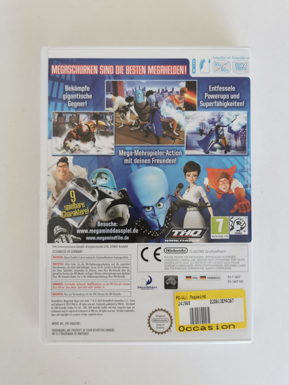 Spiele: Wii - Megamind Das Bündnis von Team Mega – Gebraucht aus Lenzburg von eyworld 2