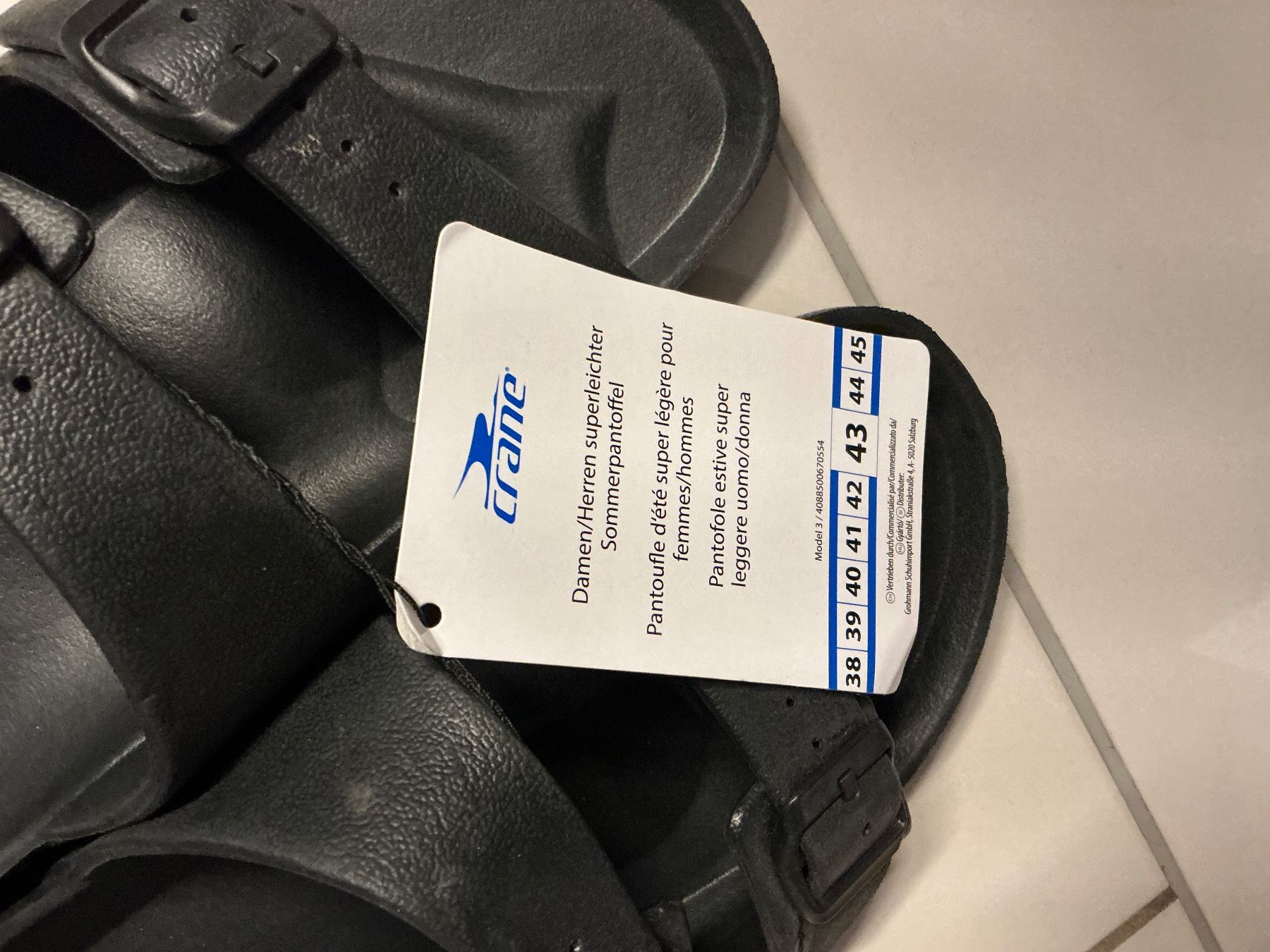 Herrenschuhe: Neue Haus. Badeschuhe Gr.43 – Neu und originalverpackt aus Biel-Benken BL von Sahra1 1