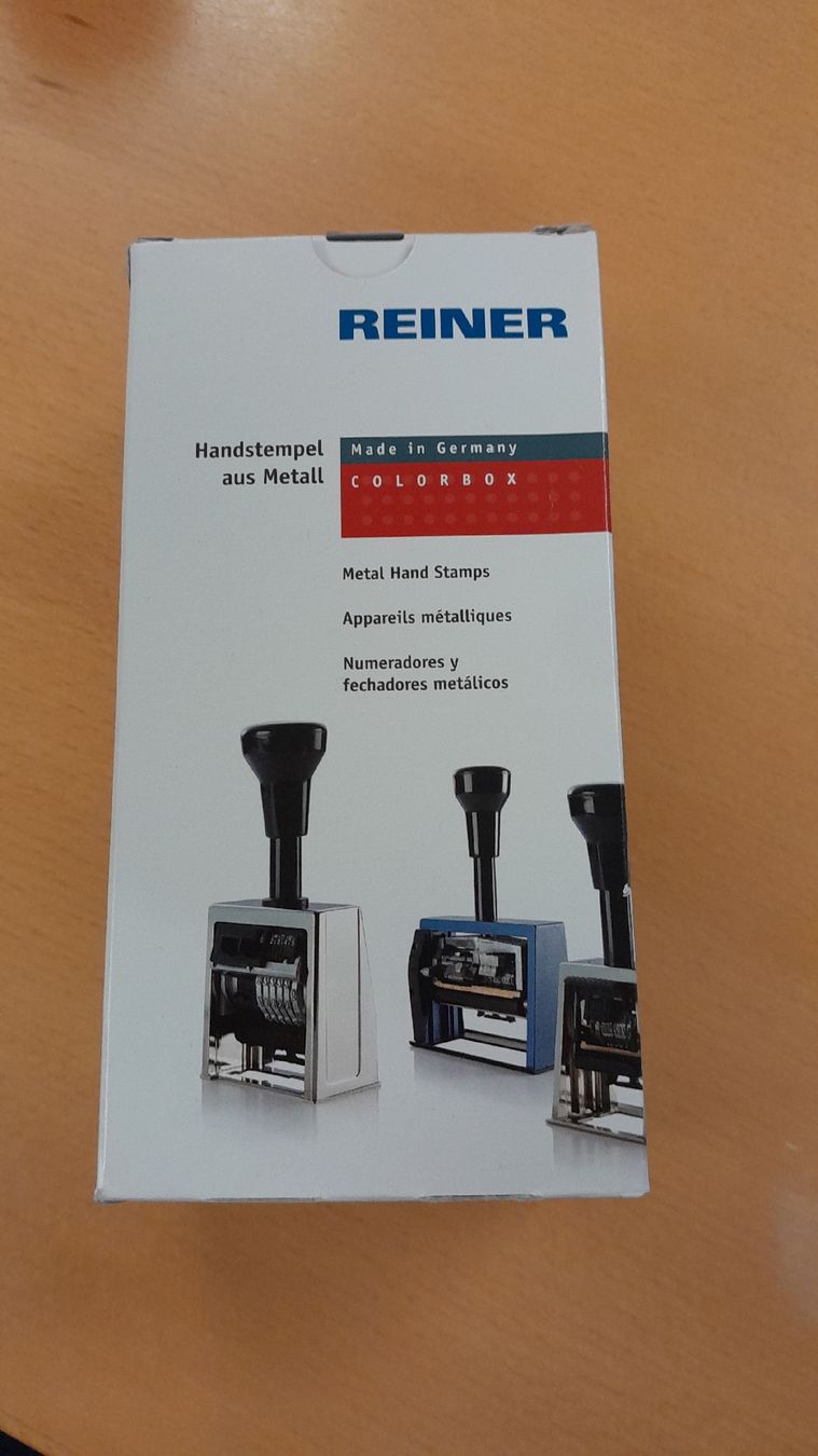 Stempel: Zahlenstempel, neu – Neu und originalverpackt aus Küttigkofen von Stern_schnuppen 1