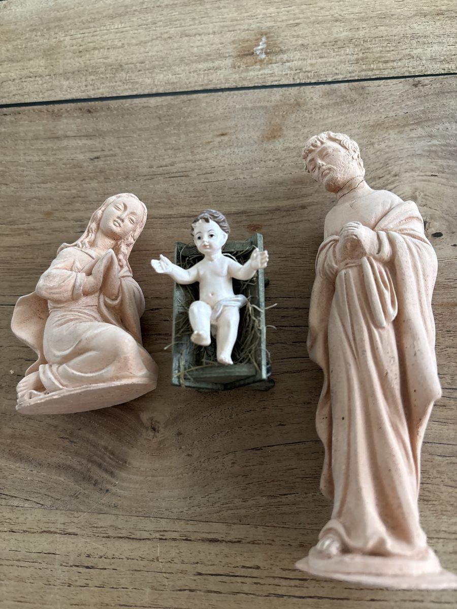 Statuette: Maria und Josef mit Jesuskind – Usato da Kriens venduto da Wundertuete17
