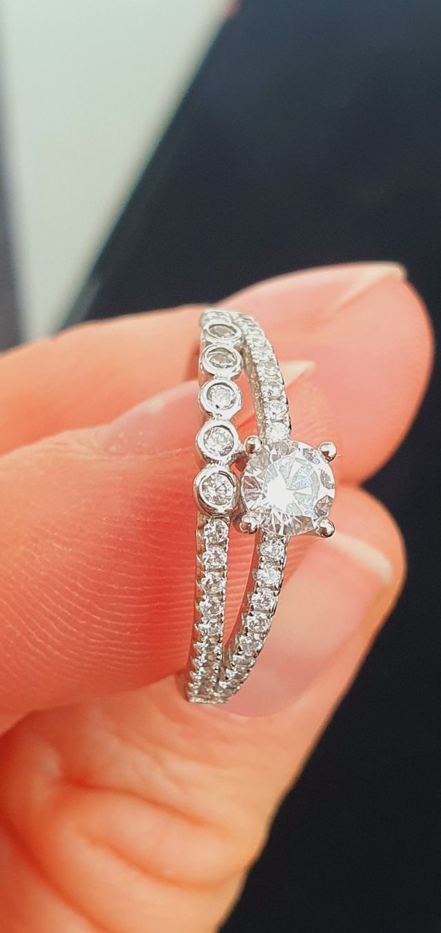 Anelli: Silber Ring 925er Neu Grösse 16.5 = 52 – Nuovo (secondo la descrizione) da Stansstad venduto da InStyle8 1