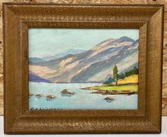 Engstlensee mit Titlis, Johann Friedrich Erismann (ID S127)
