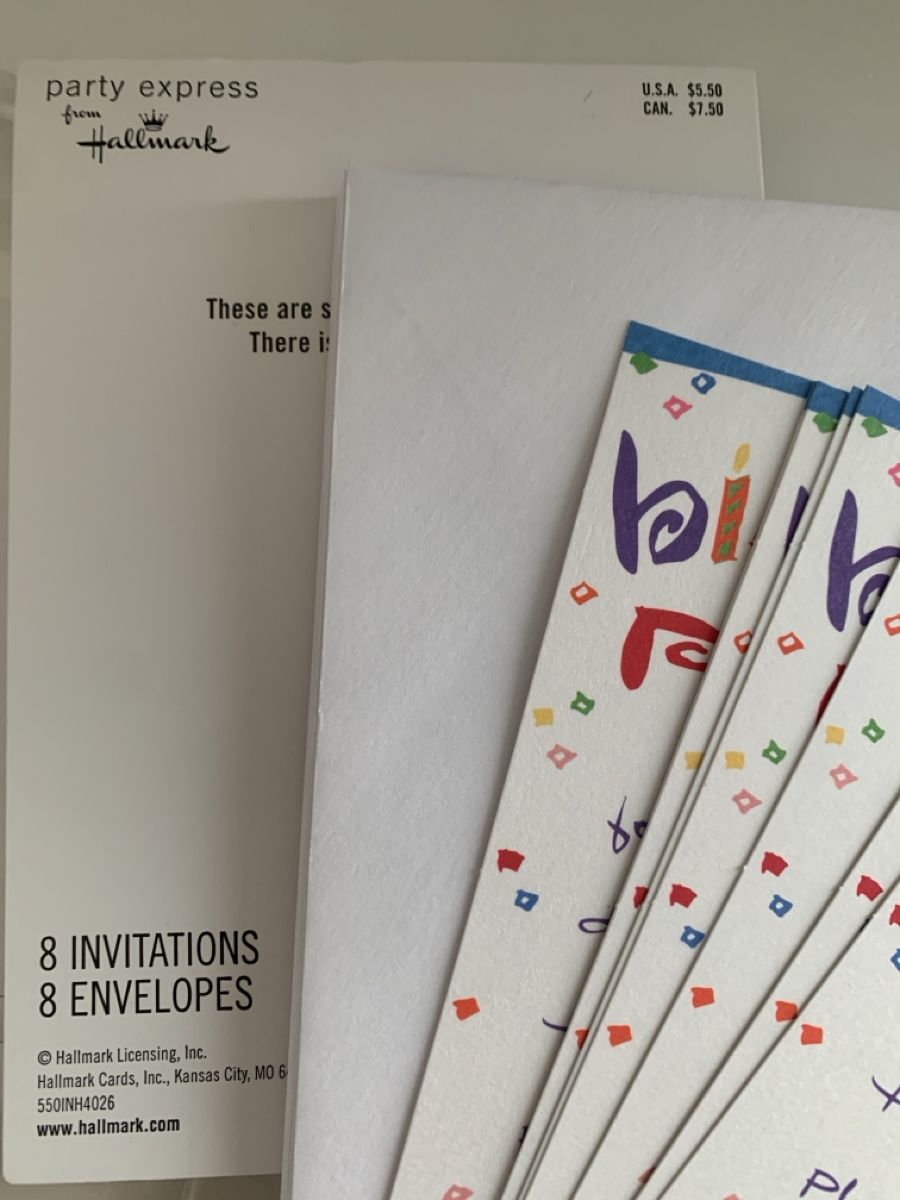 Cartoline: Hallmark Party invitations (2 x 8 invitations) with envelope – Nuovo e nell'imballaggio originale da Immensee venduto da Gitter 4