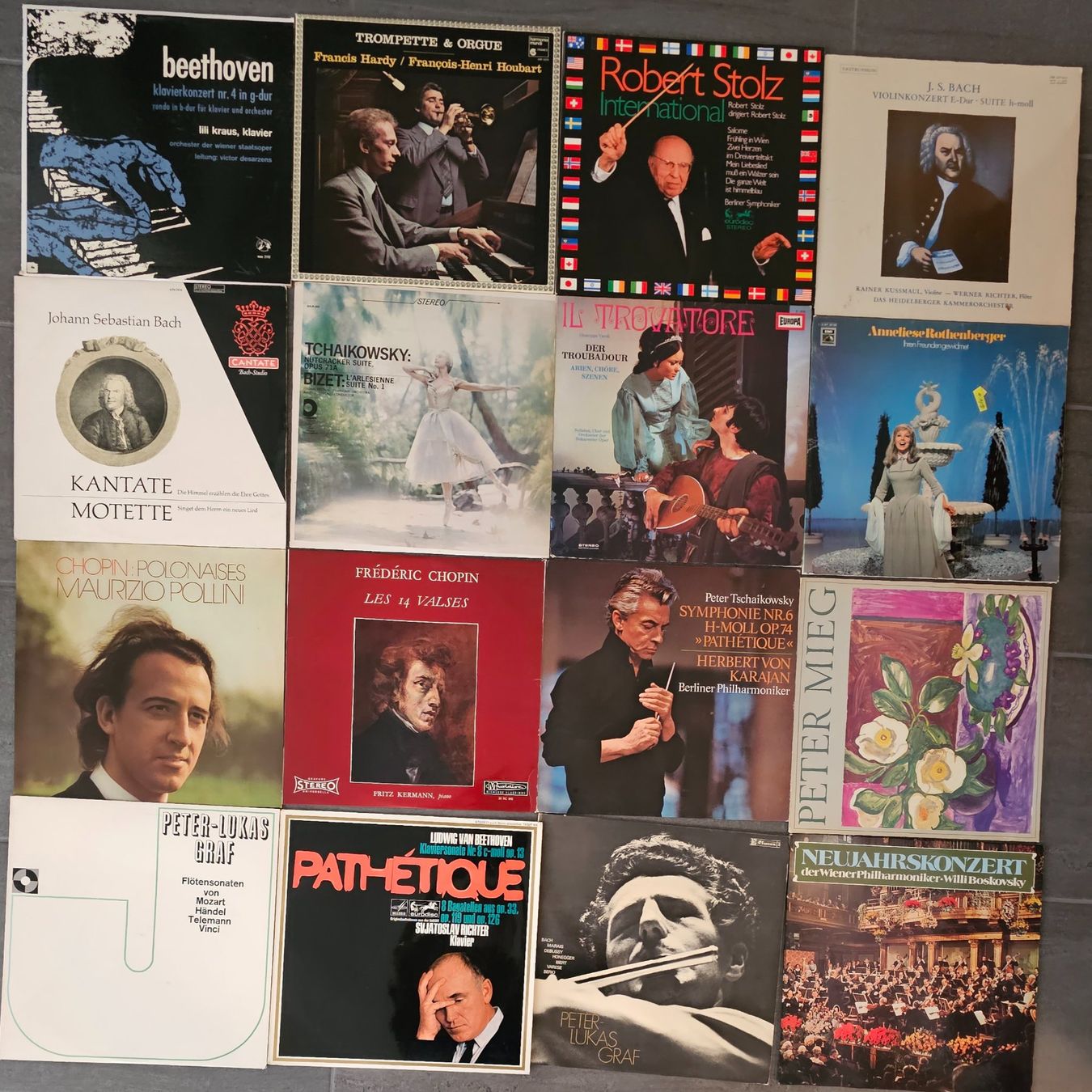 Schallplatten: Set mit 81 Vinyl Klassik – Gebraucht aus Wahlen b. Laufen von Cg10 3