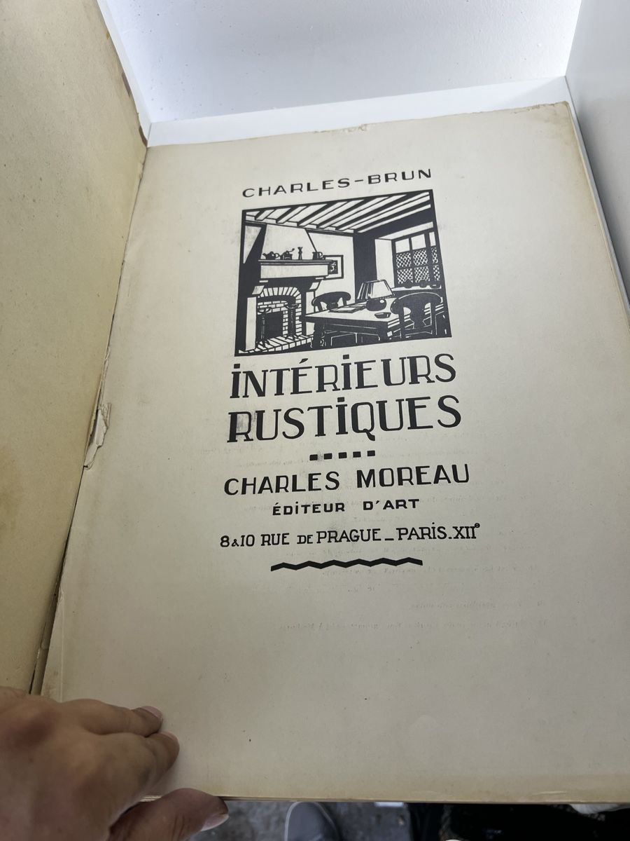 Libri: Charles Brun Interieurs Rustiques de 1920 – Usato da Wettingen venduto da NickInc 1