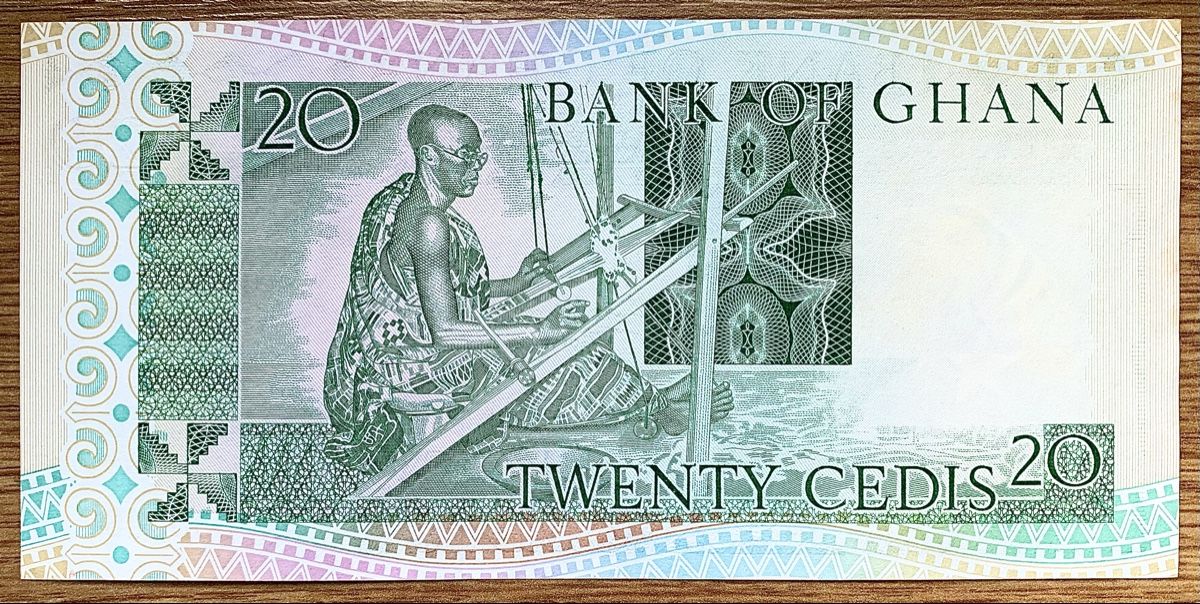 Banconote: 20 Cedis Gahna 1982!!! UNC!!! – Nuovo (secondo la descrizione) da Oberentfelden venduto da NunoLouro 1