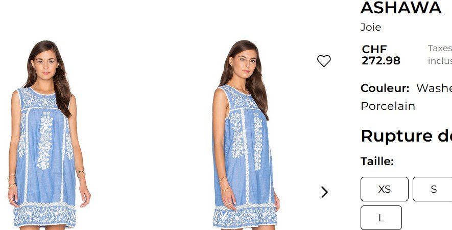 Vestiti: Ashawa Joie Kleid / robe S / M – Usato da Collonges venduto da arashee 4