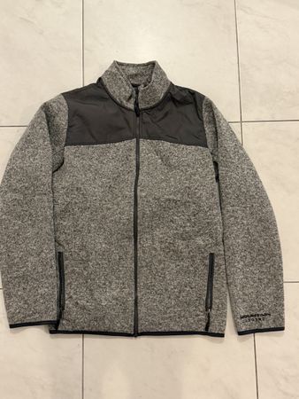 Fleecejacke Herren Grösse M grau guter Zustand