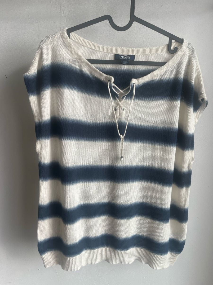 Ralph Lauren Pullover & Sweatshirts: Chaps Ralph Lauren – Strickpullover / Pullunder Grösse L – Gebraucht aus Zürich von Atelier8009
