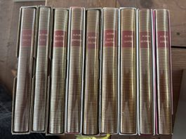 9 albums de la Pléiade, auteurs français du 20ème siècle
