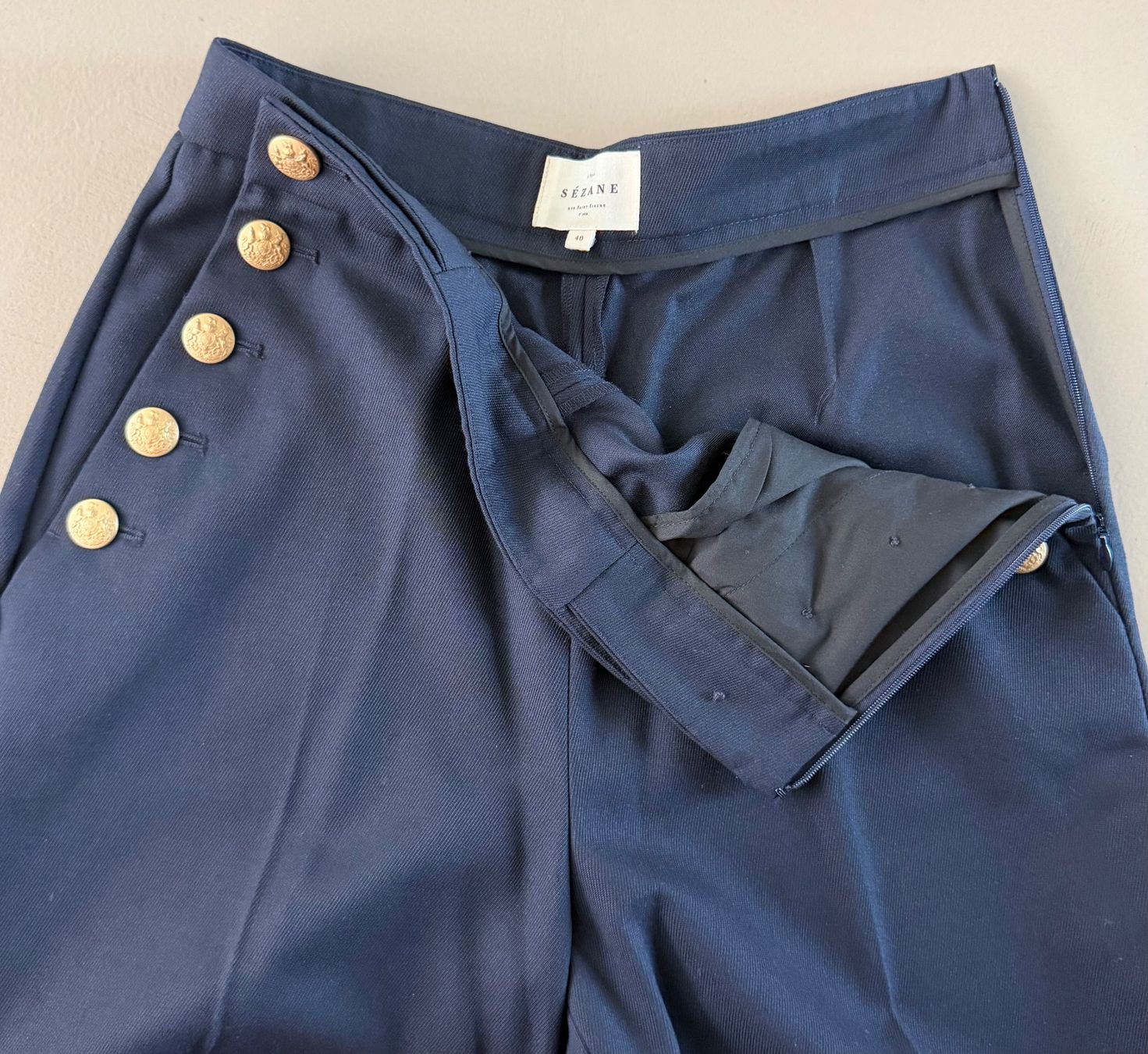 Sezane Pantalons: SÉZANE Hose Marino 💙 – D'occasion à Zürich par ClosetQueen 2