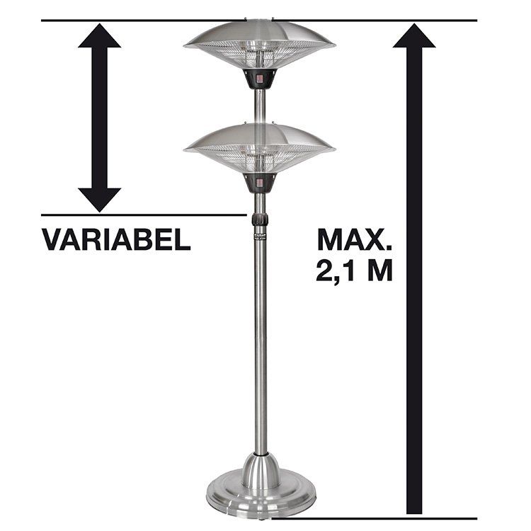 Einhell Radiatori: Gardeko Halogenheizer Heizstrahler Einhell NHH 2100 – Nuovo e nell'imballaggio originale da Neudorf venduto da gardeko_shop 1