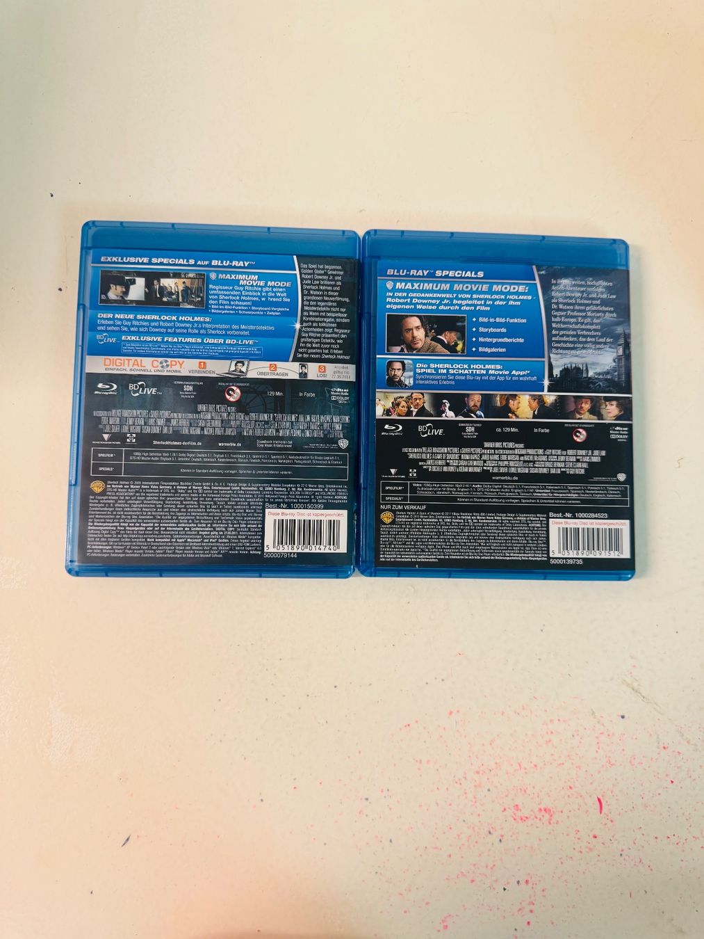 Tutti i DVDs: PACK SHERLOCK HOLMES. (BLU-RAY) GUY RITCHIE – Usato da Basel venduto da san_2qlq 1