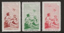 1912 : Pro Juventute Vorläufer I - III postfrisch **