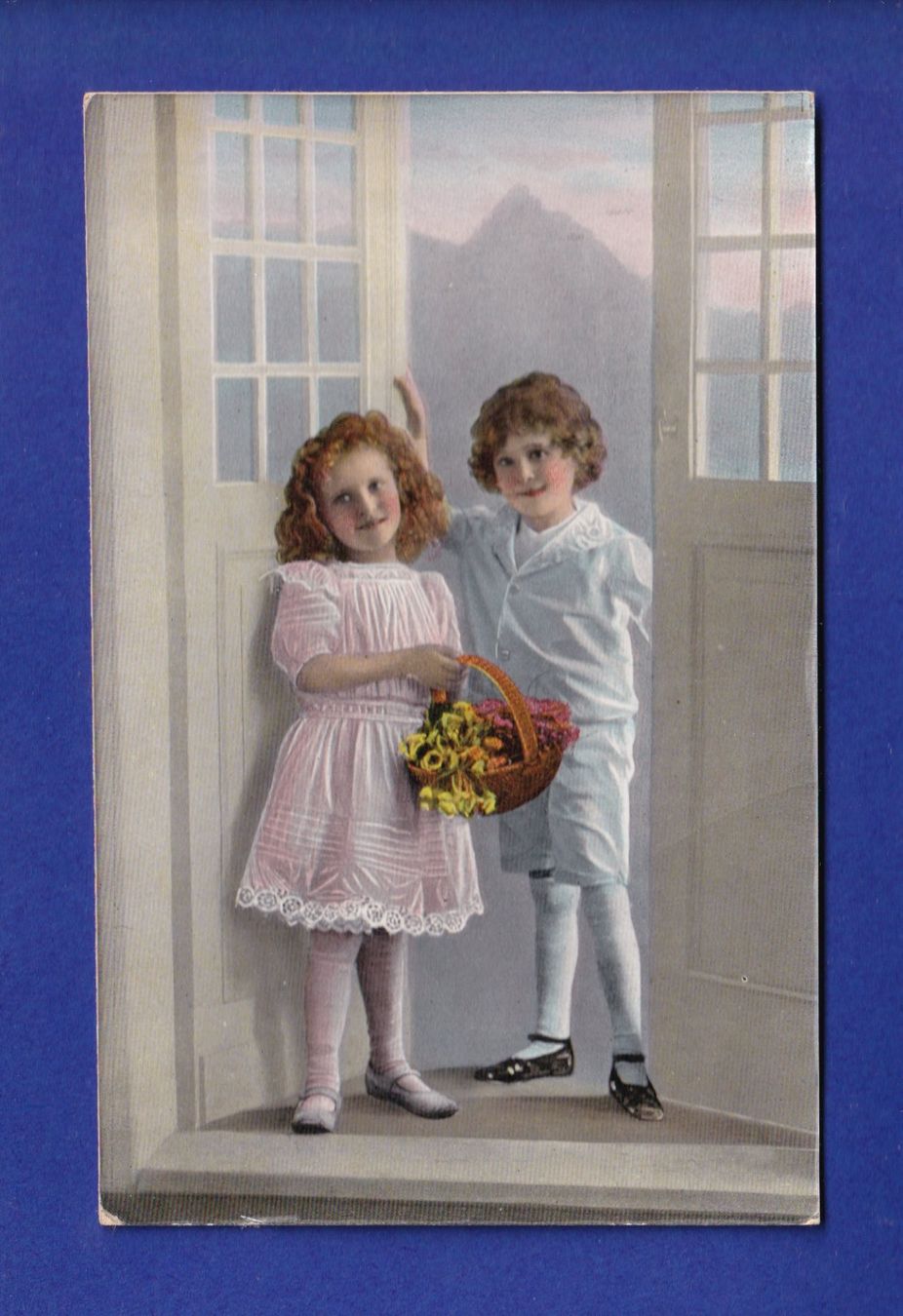 Cartoline postali: ENFANT - Joli petit couple – Usato da Pully venduto da nicecards-shop