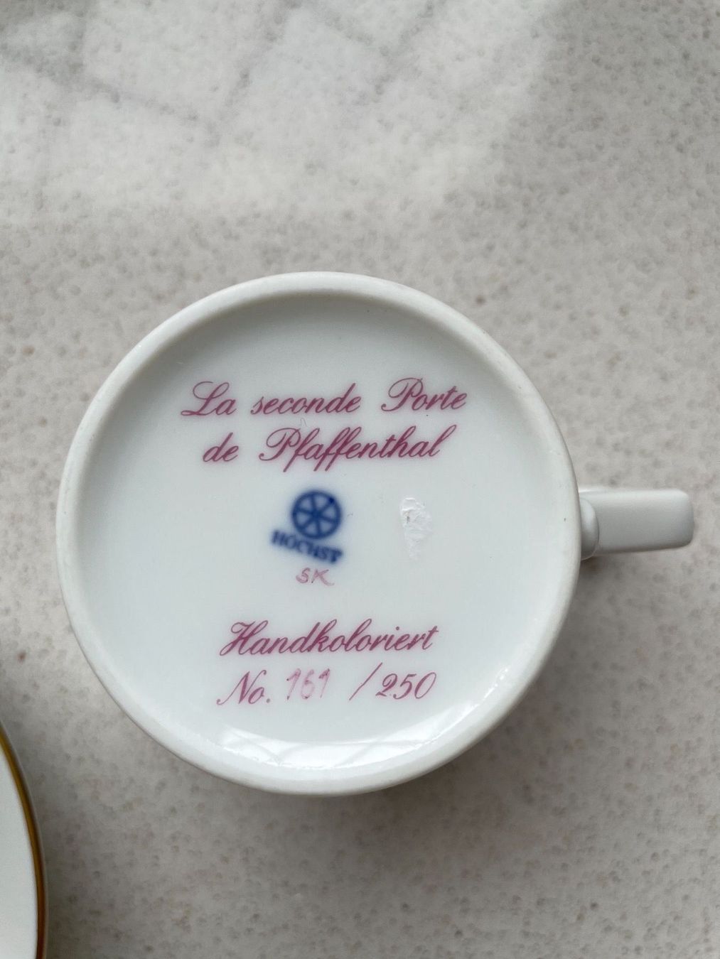 Tazze: Höchst Hoechst Espresso Tasse handkolor – Usato da siebnen venduto da minte 2