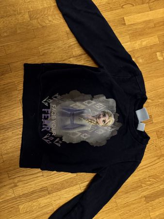 Frozen Pullover blau Motiv Elsa Grösse 86 gebraucht