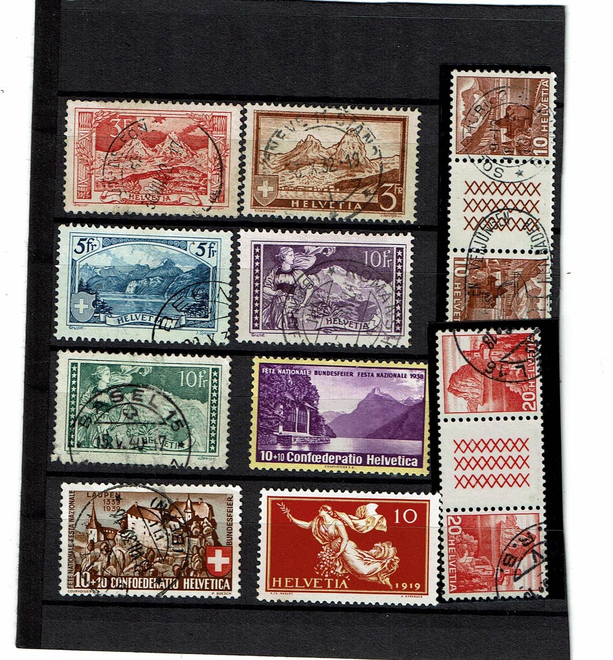 Tutti i francobolli: Briefmarken Schweiz ab 1918 – Usato da Gümligen venduto da karoe-be
