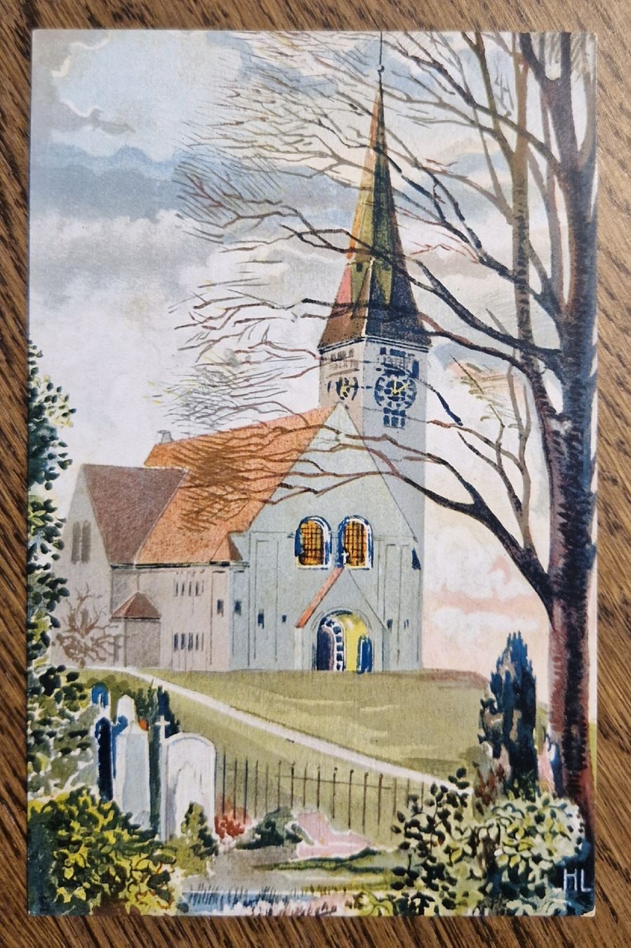 Cartoline postali: Romanshorn  Evang. Kirche mit Friedhof – Usato da Ebikon venduto da Donar50