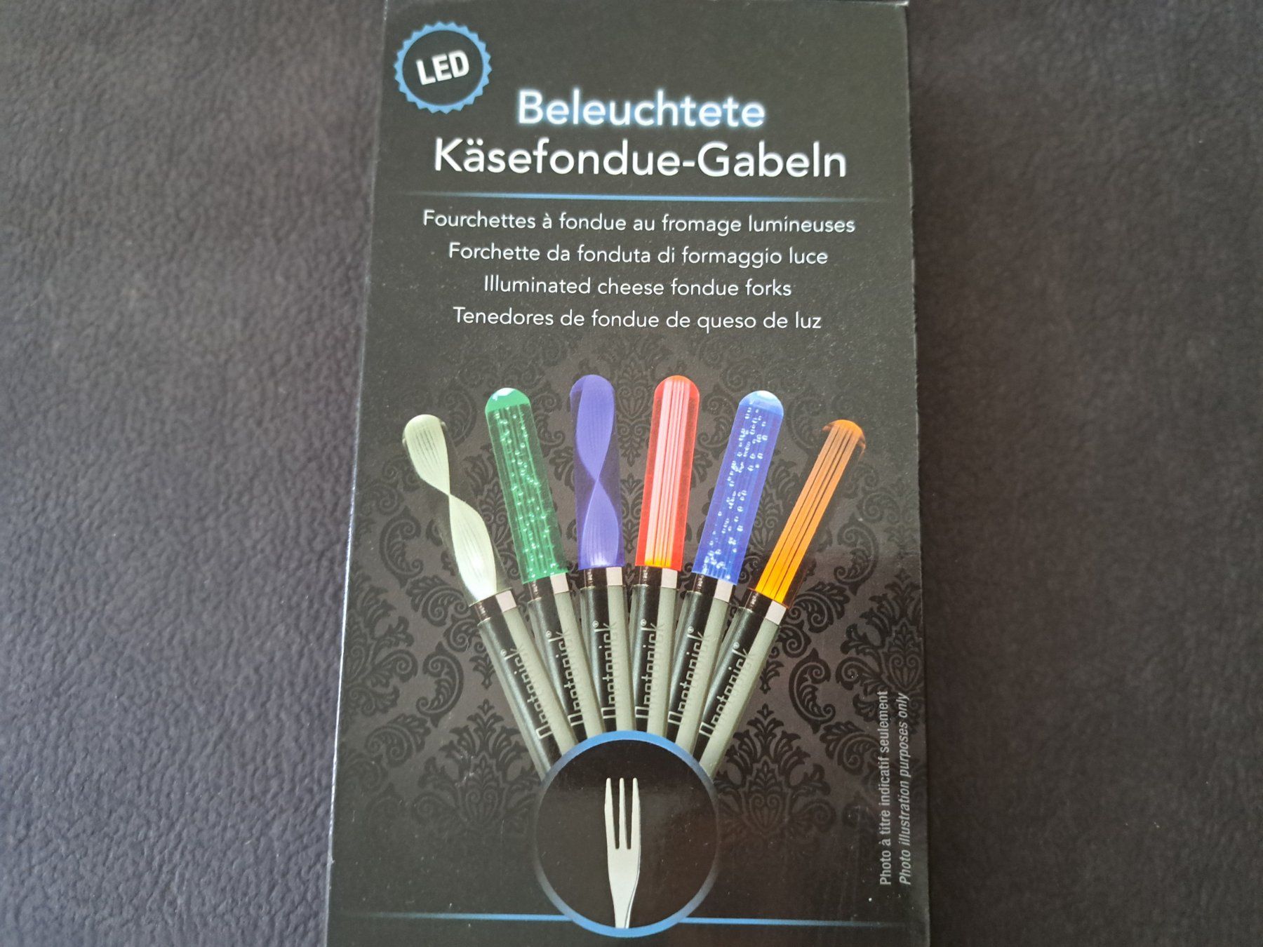 Forchette: LED Käsefondue-Gabeln Set 6 Stk. NEU – Nuovo e nell'imballaggio originale da Killwangen venduto da KIANA08