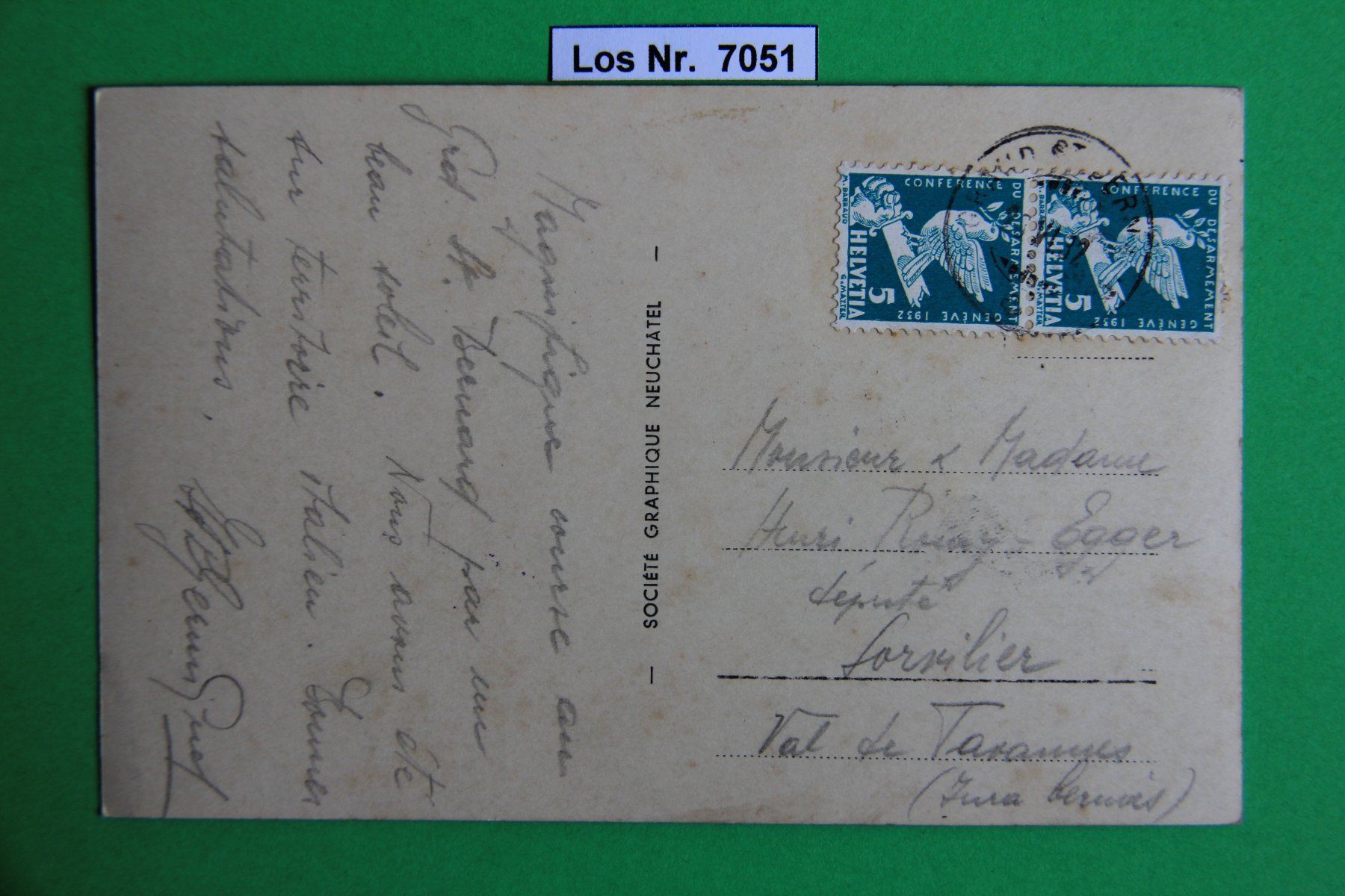 Cartoline postali: CH Ansichtskarte St. Bernard 30iger Jahre           Los 7051 – Usato da Volken venduto da jukon65 1