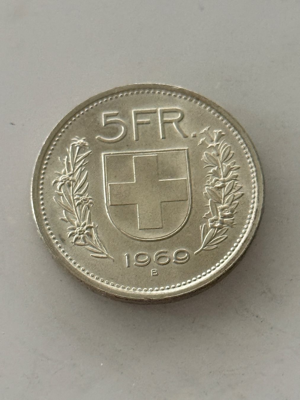 Alle Münzen: 5 Franken 1969  Silber – Gebraucht aus Wallisellen von SWISS_SILVER1 1