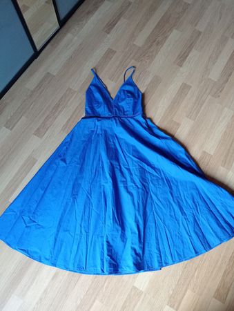 Kleid blau Grösse 42