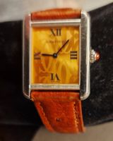 Damenuhr Cartier Tank Solo Pic PM Cadran Orange Sonderedit.