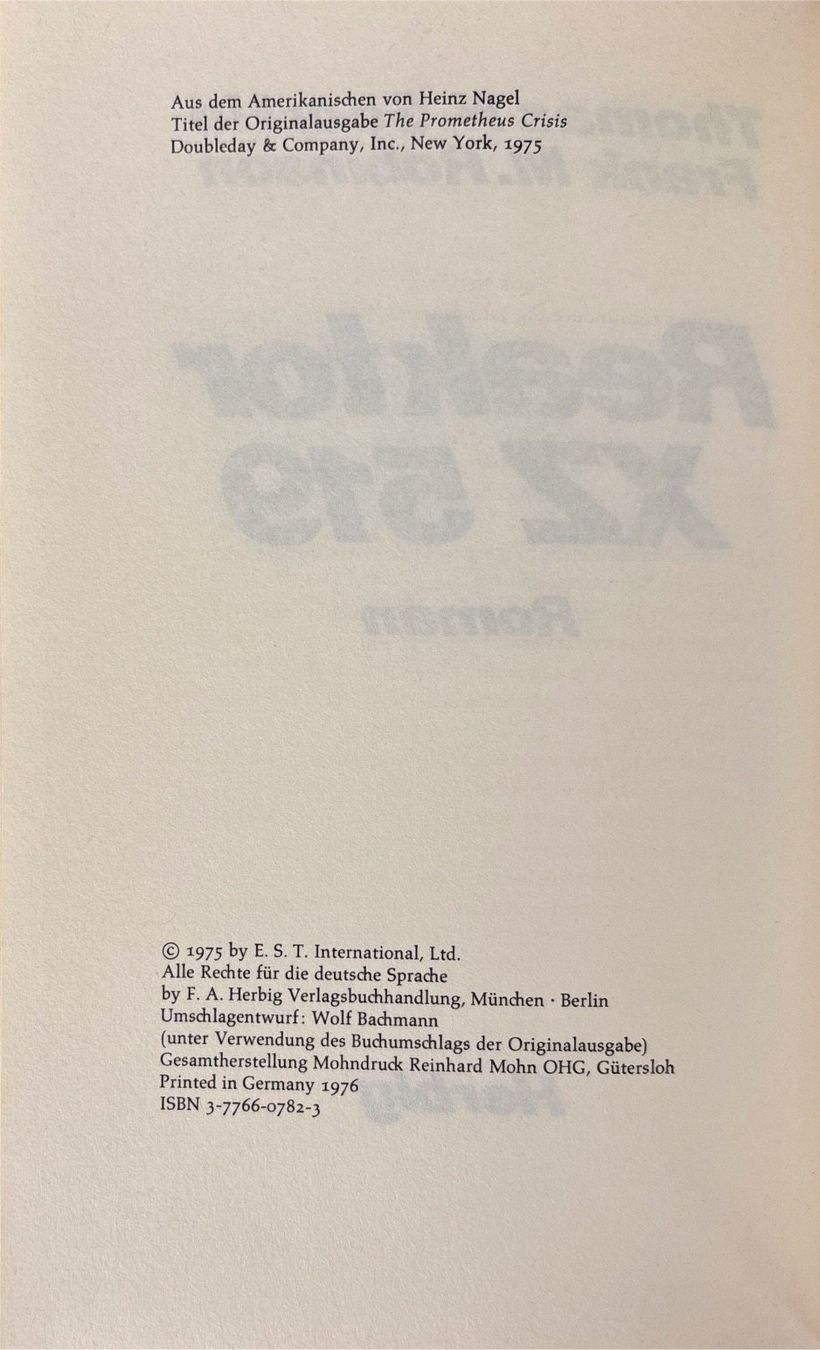 Libri: Scortia Thomas, Reaktor XZ 519 – Usato da Sarnen venduto da Livres 4