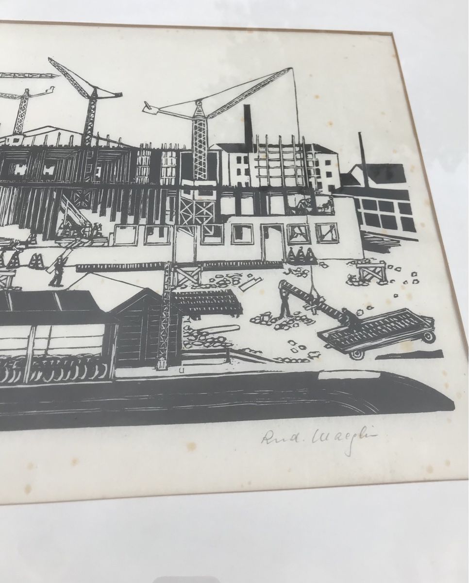 Grafiken & Lithographien: Rudolph Maeglin Mustermesse 1953 – Gebraucht aus Montreux von Barber_Swiss_Vintage 6