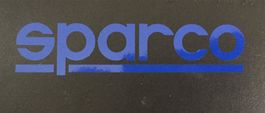 Sparco Aufkleber Sticker Konturgeschnitten blau ca. 15x3.5cm