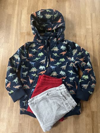 Children's Autumn Warm Jacket with Sweatpants